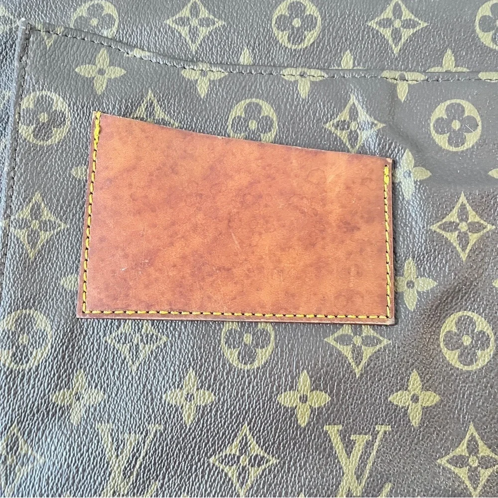 Louis Vuitton Vintage 80s Monogram Document Folding Laptop Portfolio Clutch